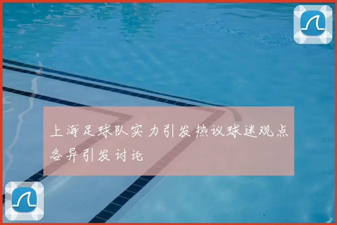上海足球队实力引发热议球迷观点各异引发讨论