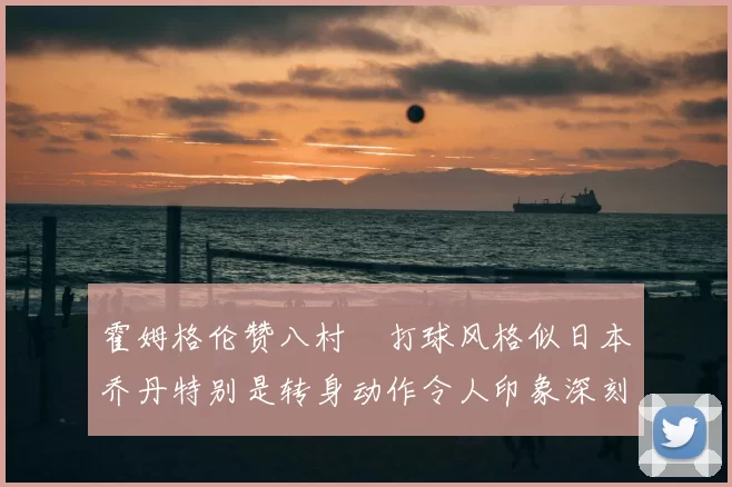 霍姆格伦赞八村塁打球风格似日本乔丹特别是转身动作令人印象深刻