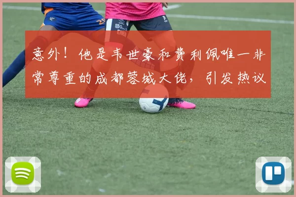 意外！他是韦世豪和费利佩唯一非常尊重的成都蓉城大佬，引发热议
