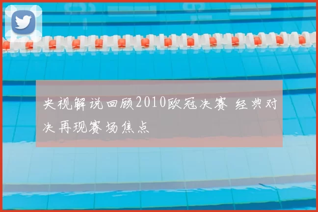 央视解说回顾2010欧冠决赛 经典对决再现赛场焦点